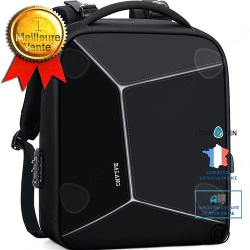 CONFO® Sac à dos anti-vol sac à dos d'affaires personnalisé étudiant cartable mâle une génération sac d'ordinateur voyage sac dos te