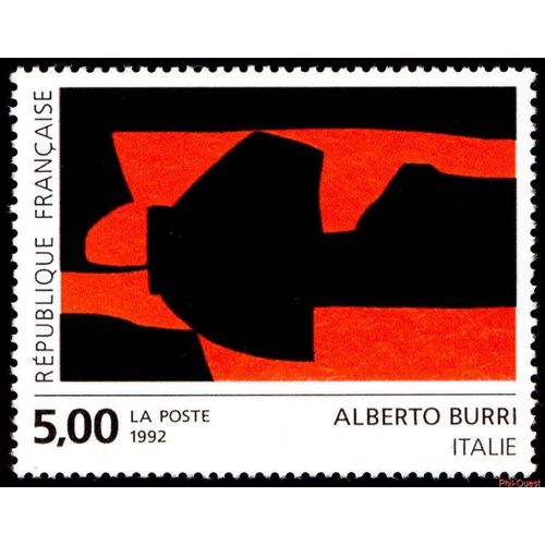 France 1992, Tres Beau Timbre Neuf** Luxe Yvert 2780, L'art Moderne En Europe, Oeuvre D' Alberto Burri.