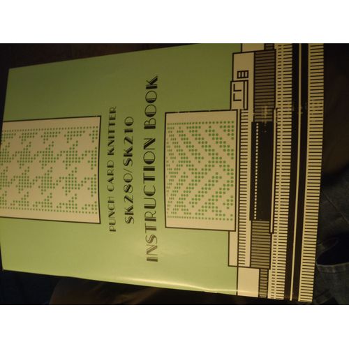 Livre D Instructions Machine A Tricoter Silver Seiko Sk280/Sk210