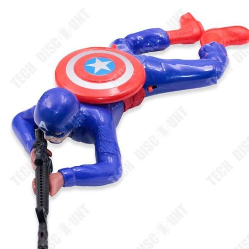 Td? Les Jouets Pour Enfants Avec Lumi?Re Et Son Ramperont Des Soldats Rampants Jouet ?Lectrique Captain America Pour Soldats Rampant