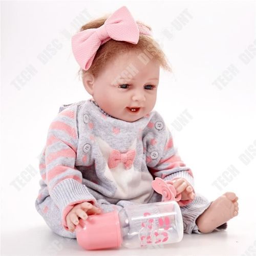 Td? 55 Cm De Haut Poup?E Renaissance Jouet Simulation B?B? Silicone Mat?Riel 22 Pouces Rose Simulation Poup?E B?B? Jouets Et Cadeaux