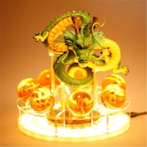Creative Veilleuse Table Lampe Led Jouets Figurine Dragon Ball Z Shenron B?n?diction R?alisez Le R?ve Dbz Ensemble Combin? Mascotte