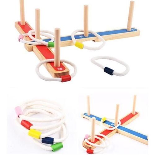 Anneau Toss Jeu Pour Enfants Et Adultes - Pour L'intérieur Ou À L'extérieur Pour Un Rangement Facile .