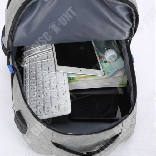 TD® Sac à Dos Ordinateur 17.3 Pouces Imperméable Sacoche PC Portable Sacs a Dos Grande Capacité Sac à Dos de Voyage avec Chargement