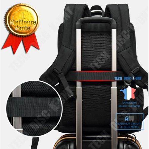 TD® Sac a dos pour ordinateur portable 17 3 pouces Sac à dos pour ordinateur de bureau portable antichoc