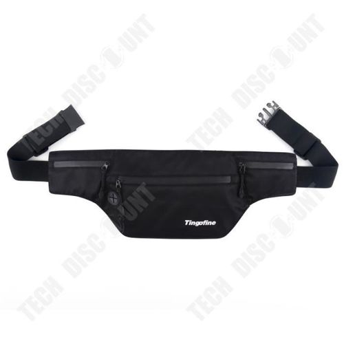 TD® Sac de ceinture de sport ultra-mince en plein air RFID sac de ceinture de téléphone portable étanche et ajusté en cours d'exécut
