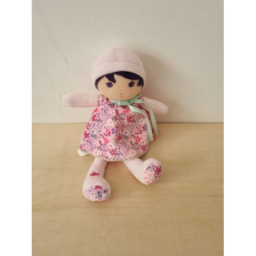 Doudou Fille Poupée Rose Fleurs Kaloo