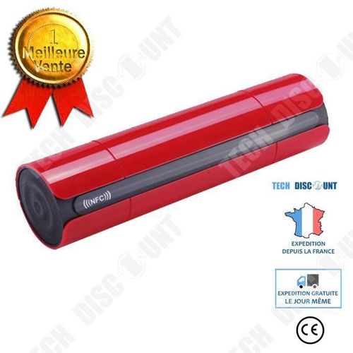 TD® Stéréo de haute qualité NFC FM HIFI Haut-parleur Bluetooth sans fil Bluetooth Haut-parleur portable Super Bass Lecteur MP4
