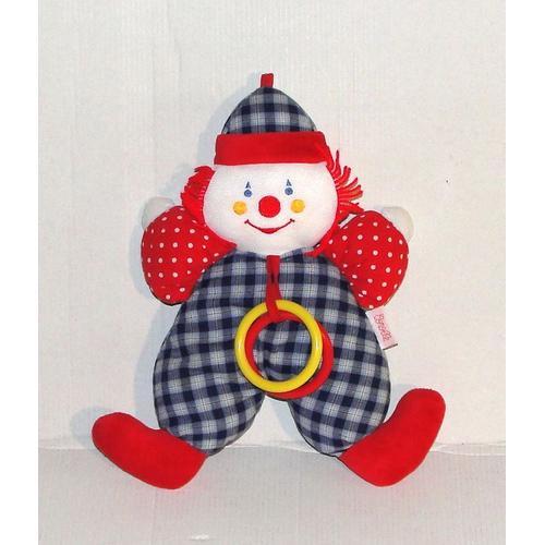 Doudou Clown Anneaux Jacadi Corolle