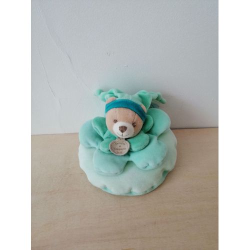 Doudou Ours Vert D'eau Doudou Et Compagnie