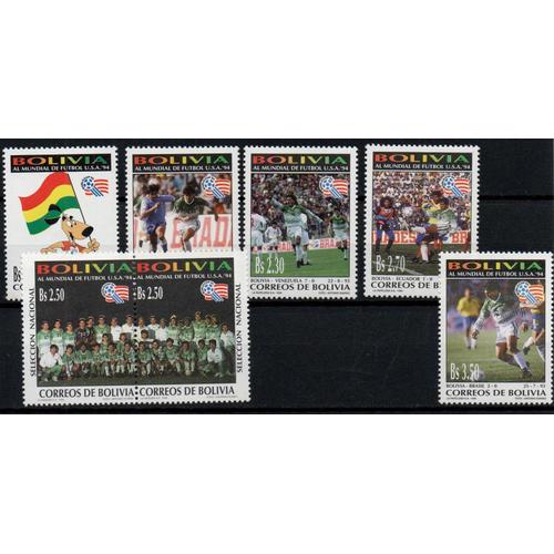 Bolivie Timbres Coupe Du Monde De Football 1994