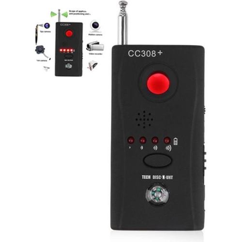 TD® Détecteur de signal traqueur des ondes cachées anti espion caméra GMS GPS sans fil periphérique detecteur de frequence bogue