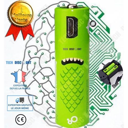 TD® piles rechargeable aa usb piles nimh 1000 mAh chargeur rapide longue durée de vie appareils ecologique 1.2V pour camera photo