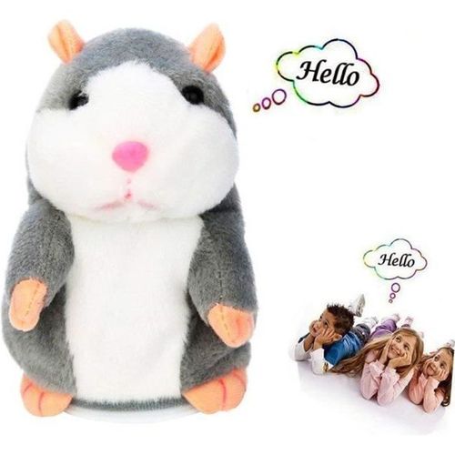 Hamster Parlant Jouets, Intelligent Peluche Interactif, Souris Répète Ce Que Vous Avez Dit, Secoue Sa Tête Et Son Corps