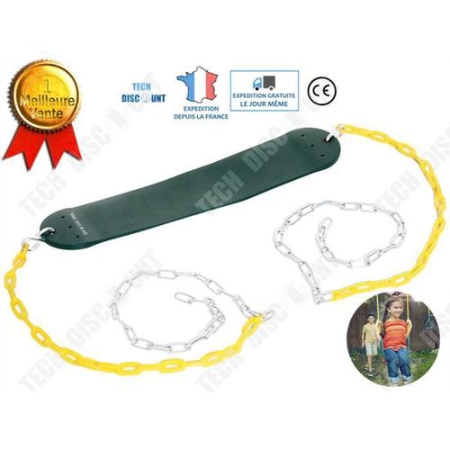 Td® Balançoire Chaîne Siège Enfant Extérieur Adulte Arbre Simple Solide Intérieur Pliable Pas Cher Jouet Jeu Fille Garçon 300 Kg Jar