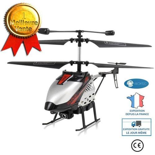 Hélicoptère Télécommandé Mini Drone Avec Caméra Jouet Maintien D'altitude Avion 4 Canaux 2.4g Pour Enfant Et Adulte Extérieur-Innovtec