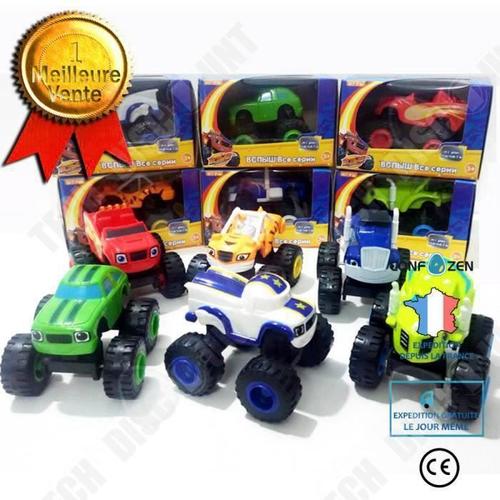 Td® Lot De 6 Blaze Monster Machines Scooter Jouets