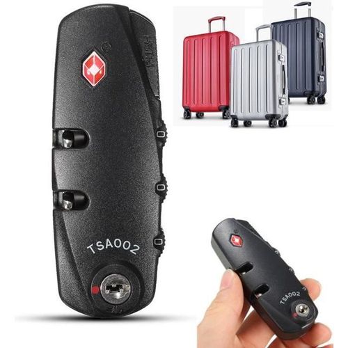 TSA 3 Chiffre Cadenas Code Combinaison Serrure S?curit? Voyage Bagage Valise Sac