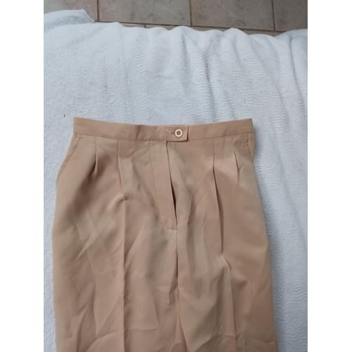 Pantalon Nylon Afitel Beige Taille 36