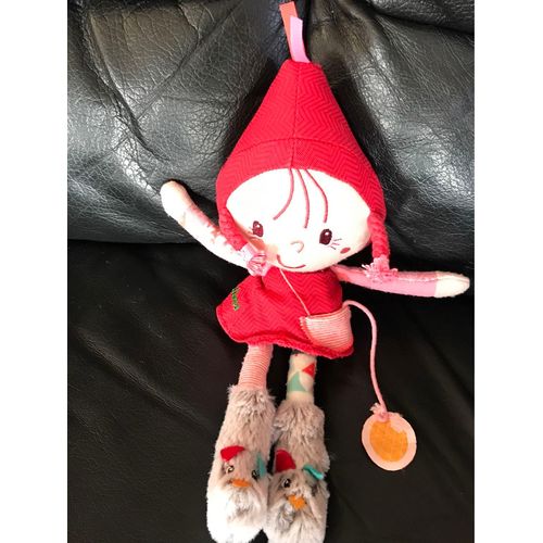 Doudou Poupée Chiffon Lilliputiens Bottes Chat 30 Cm