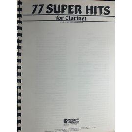 77 Super Hits For Clarinet And Other Bb Instruments