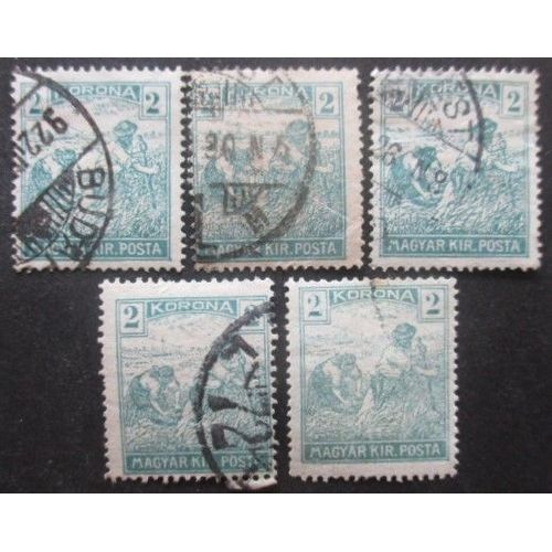 Hongrie N°295 X 5 Oblitéré