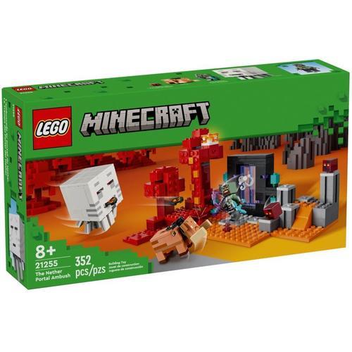 Lego Minecraft - L'embuscade Au Portail Du Nether - 21255