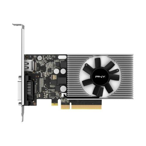 PNY GeForce GT 1030 - Carte graphique - GF GT 1030 - 2 Go DDR4 - PCIe 3.0 x8 profil bas - DVI, HDMI