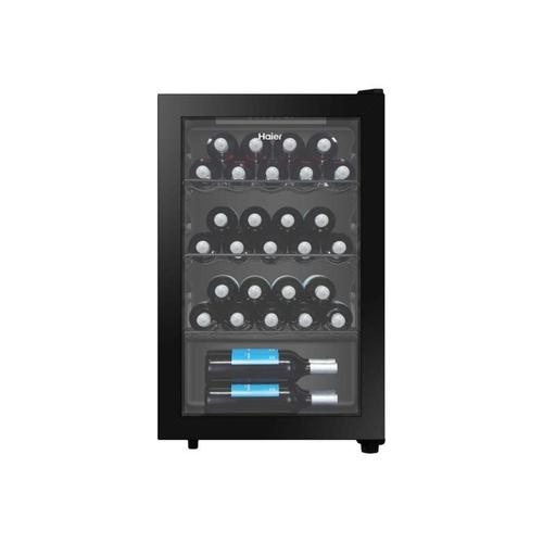 Cave à vin Haier HWS31GGE - 93 litres Classe G Noir - 31 bouteilles