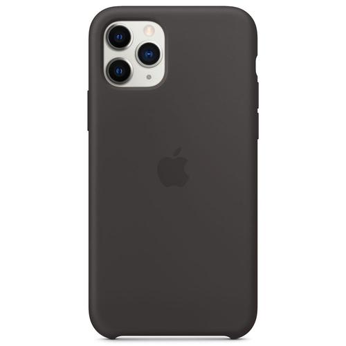 Apple - Coque De Protection Pour Téléphone Portable - Silicone - Noir - Pour Iphone 11 Pro