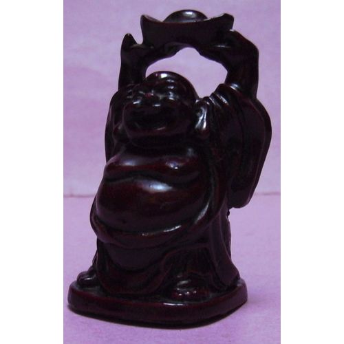 Petite Statuette Figurine Bouddha Rieur - modèle A - résine