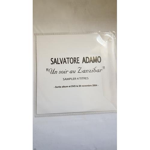 Salvadore Adamo " Un Soir Au Zanzibar " Sampler 4 Titres