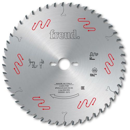 Lame pour panneaux en bois/contreplaqués FREUD - Ø250 3,2/2,2 AL30 Z40 BA - F03FS04830 -LU2A 1700
