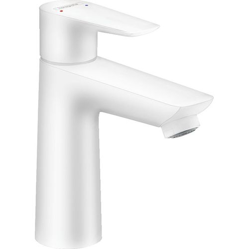 Mitigeur de lavabo HANSGROHE Talis E , avec tirette et vidage blanc mat - 71710700