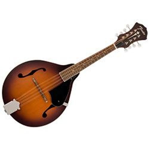 Fender Pm-180e Mandolin Aged Cognac Burst Wn Mandoline Électro-Acoustique Avec Housse