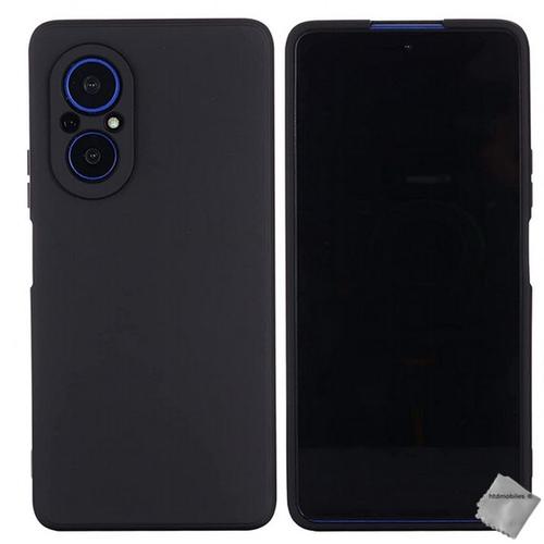 Housse Etui Coque Silicone Gel Fine Pour Huawei Honor 50 Se / Nova 9 Se + Film Ecran - Noir