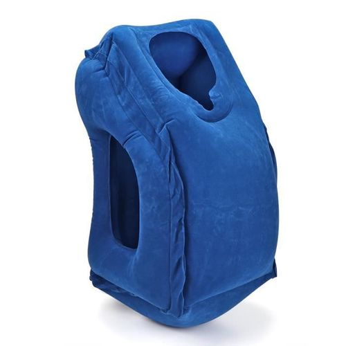 Gonflable Air Voyage Oreiller Appui-T?te Chin Soutien Coussins Sieste Oreillers pour Avion Avion Voiture Bureau Reste Oreiller
