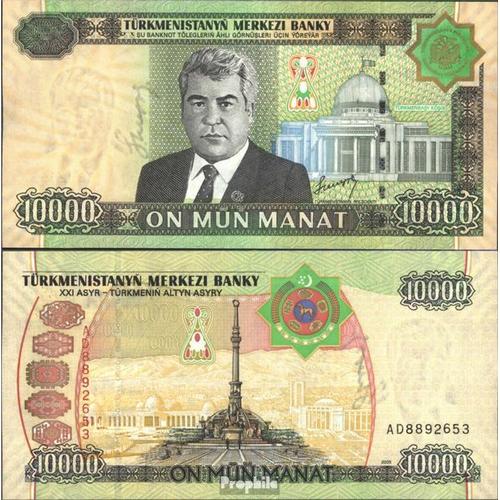 Turkménistan Pick-No: 16 Neuf 2005 10.000 Manat