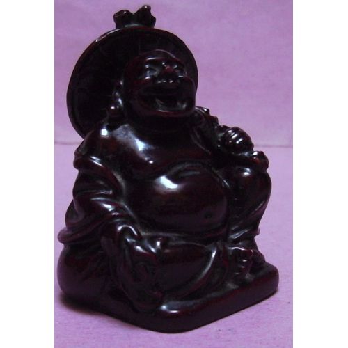 Petite Statuette Figurine Bouddha Rieur - modèle B - résine