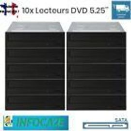 LOT 10 X Lecteur GRAVEUR DVD SATA