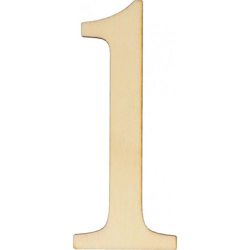 Set 12 Chiffres 10 Cm - Bois