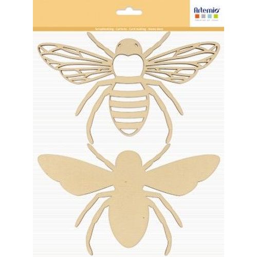 Silhouette Abeille Bois