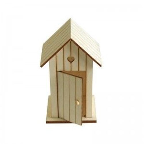 Cabine De Plage 14x8,5 Cm Bois