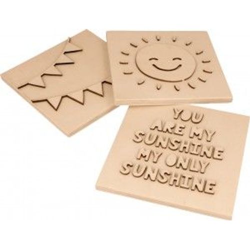 3 Cadres Fantaisie - 15x15 Cm
