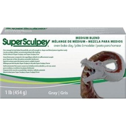 Super Sculpey Medium - Gris - 454 Gr
