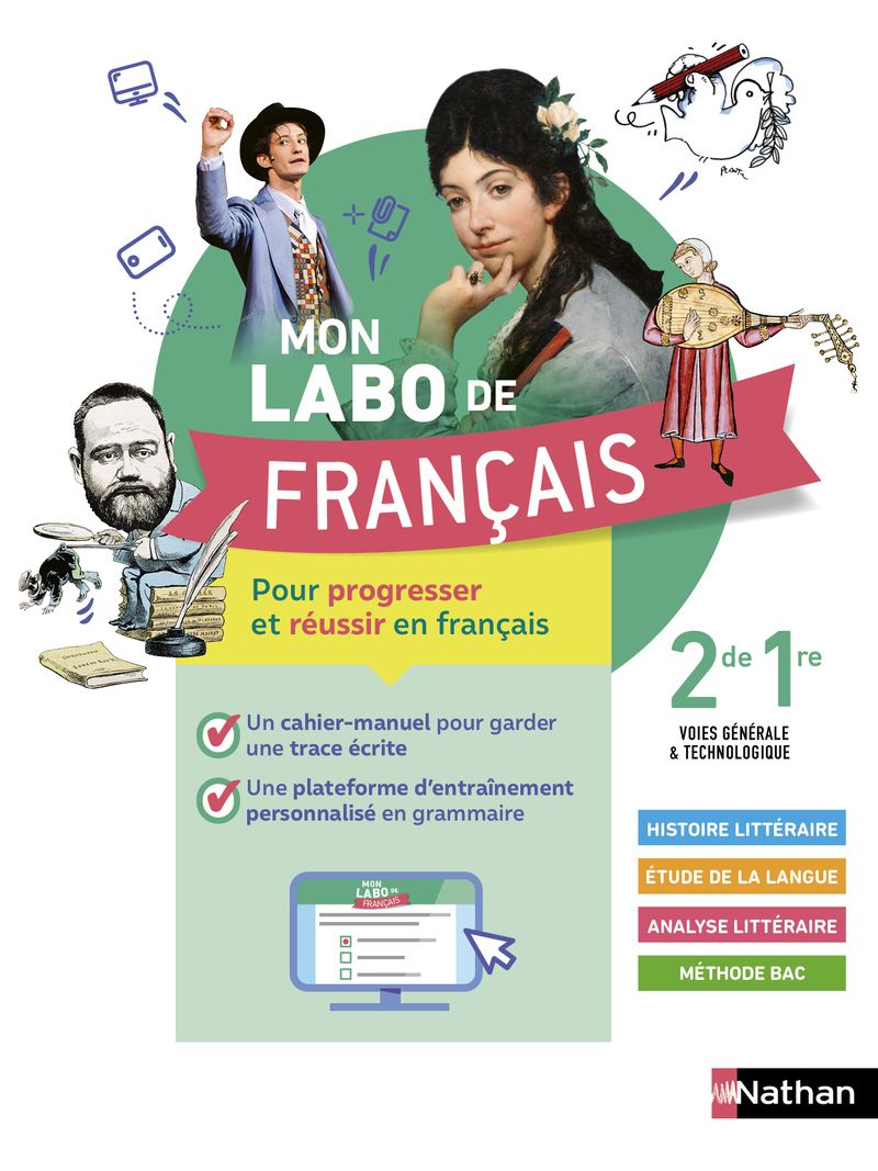 Labo De Grammaire 6eme Français 2de 1re Voies Générale & Technologique Mon Labo De Français | Rakuten