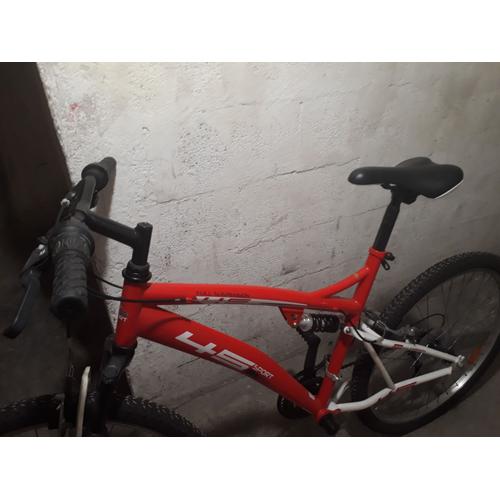 VTT Sport 4S Rouge Noir cyclisme Rakuten