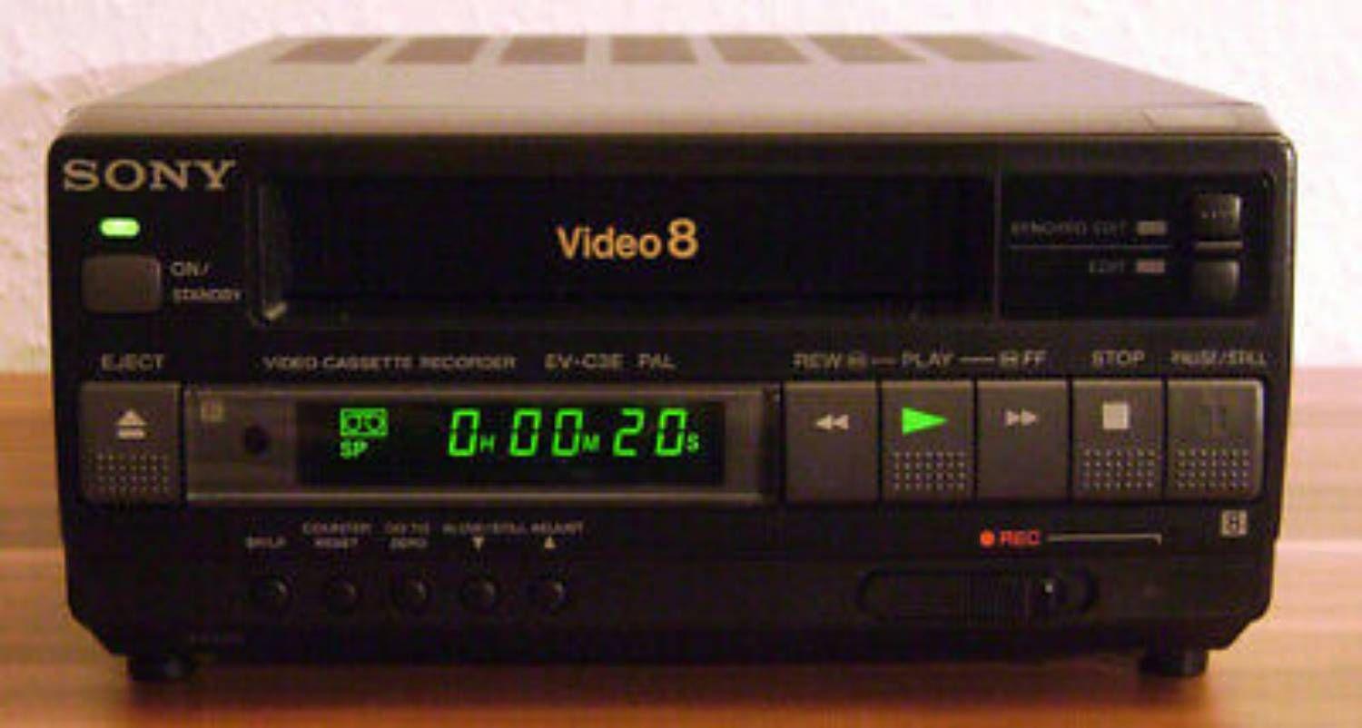 Sony EV-C3E MAGNÉTOSCOPE Vidéo8 - lecteur dvd