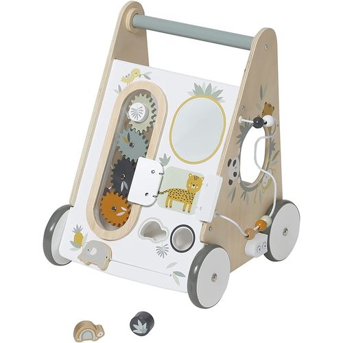 Chariot De Marche Avec Freins Hanoï En Bois Fsc Multicolore - Jouets - Vertbaudet