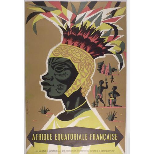 Affiche Afrique Équatoriale Française